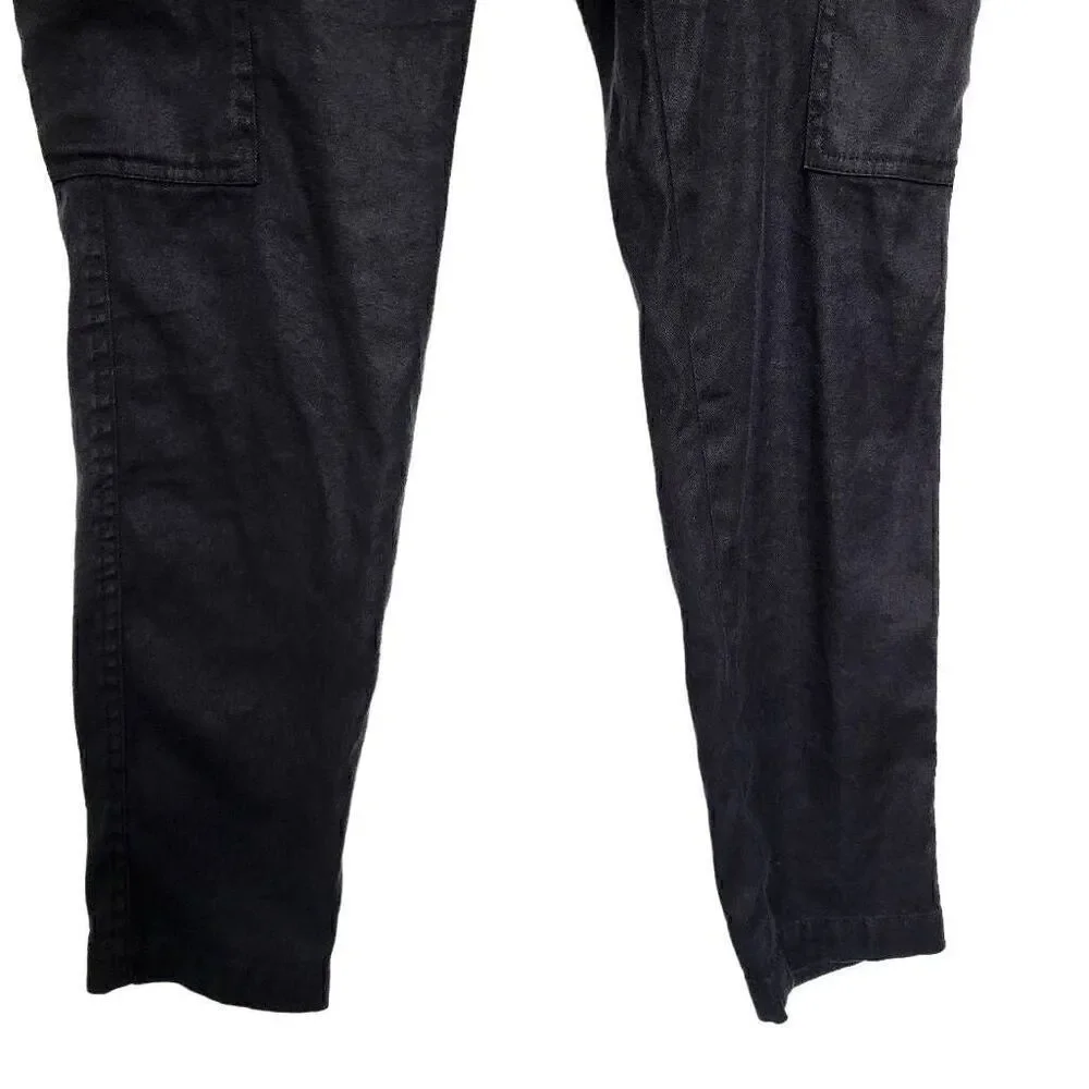 A.L.C High Waisted Cargo Paper Bag Trousers Pants Size